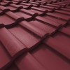 Металлочерепица Stella CORUNDUM50® матовый RAL 3005 (винно-красный) 0.50