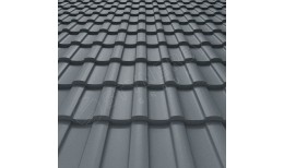 Металлочерепица Stella CORUNDUM50® матовый RAL 7011 (железно-серый) 0.50