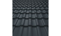 Металлочерепица Stella CORUNDUM50® матовый RAL 7016 (антрацитово-серый) 0.50
