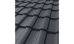 Металлочерепица Stella CORUNDUM50® матовый RAL 7024 (графитовый серый) 0.50