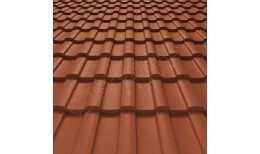 Металлочерепица Stella CORUNDUM50® матовый RAL 8004 (медно-коричневый) 0.50