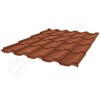 Металлочерепица Stella CORUNDUM50® матовый RAL 8004 (медно-коричневый) 0.50