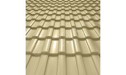Металлочерепица Stella CORUNDUM50® RAL 1014 (слоновая кость) 0.50