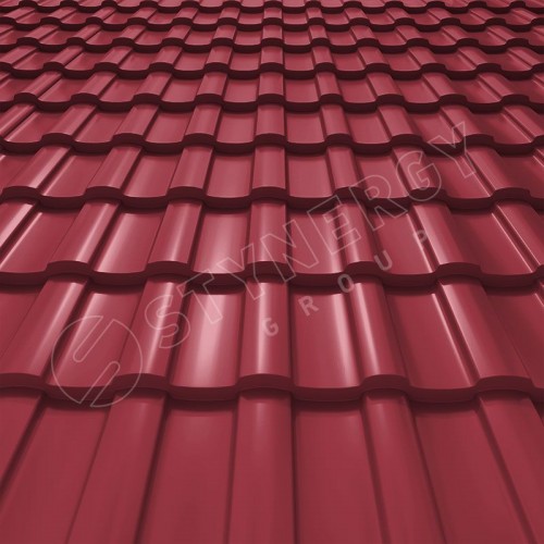 Металлочерепица Stella CORUNDUM50® RAL 3003 (рубиново-красный) 0.50
