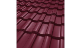 Металлочерепица Stella CORUNDUM50® RAL 3005 (винно-красный) 0.50