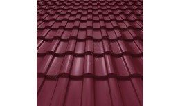 Металлочерепица Stella CORUNDUM50® RAL 3005 (винно-красный) 0.50