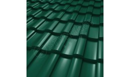 Металлочерепица Stella CORUNDUM50® RAL 6005 (зелёный мох) 0.50