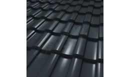 Металлочерепица Stella CORUNDUM50® RAL 7016 (антрацитово-серый) 0.50