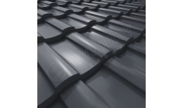 Металлочерепица Stella CORUNDUM50® RAL 7024 (графитовый серый) 0.50