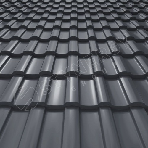 Металлочерепица Stella CORUNDUM50® RAL 7024 (графитовый серый) 0.50