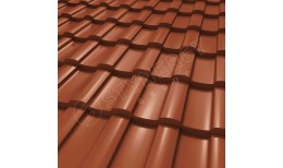 Металлочерепица Stella CORUNDUM50® RAL 8004 (медно-коричневый) 0.50