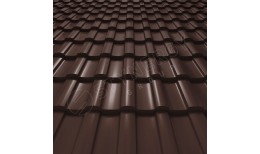 Металлочерепица Stella CORUNDUM50® RAL 8017 (шоколадно-коричневый) 0.50