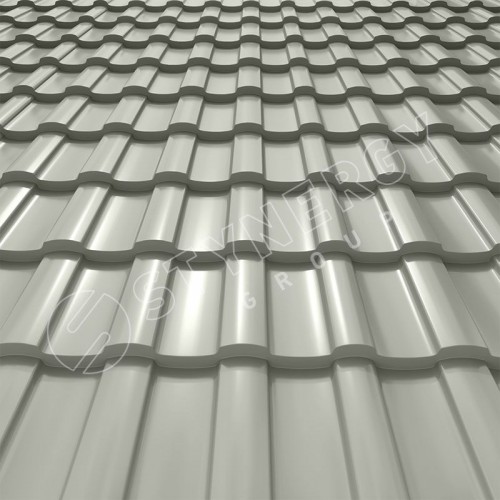 Металлочерепица Stella CORUNDUM50® RAL 9002 (светло-серый) 0.50