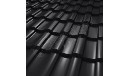 Металлочерепица Stella CORUNDUM50® RAL 9005 (глубокий черный) 0.50