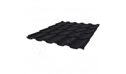 Металлочерепица Stella CORUNDUM50® RAL 9005 (глубокий черный) 0.50