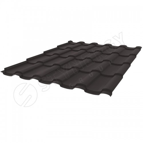 Металлочерепица Stella CORUNDUM50® RR32 (серо-коричневый) 0.50