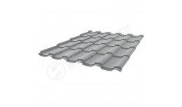 Металлочерепица Stella GreenCoat Pural BT® матовый RR21 (светло-серый) 0.50