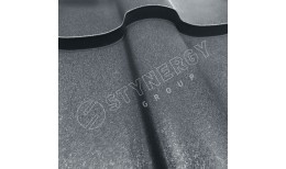 Металлочерепица Stella Rooftop Бархат® RAL 7016 (антрацитово-серый) 0.50