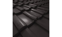 Металлочерепица Stella Rooftop Кашемир® RAL 7024 (графитовый серый) 0.50