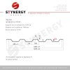 Профнастил НС44 RAL 3005 (винно-красный) 0.45 A