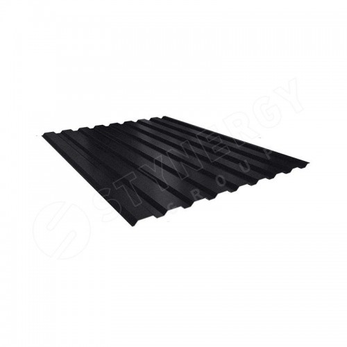 Профнастил С20 CORUNDUM50® матовый RAL 9005 (глубокий черный) 0.50 A