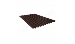 Профнастил С21 CORUNDUM50® матовый RAL 8017 (шоколадно-коричневый) 0.50 A