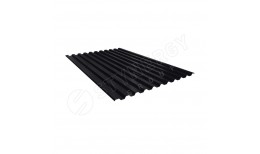 Профнастил С21 CORUNDUM50® матовый RAL 9005 (глубокий черный) 0.50 A