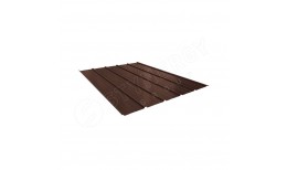 Профнастил ST15 CORUNDUM50® матовый RAL 8017 (шоколадно-коричневый) 0.50