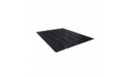Профнастил ST15 CORUNDUM50® матовый RAL 9005 (глубокий черный) 0.50