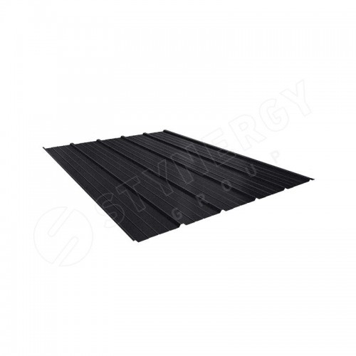 Профнастил ST15 CORUNDUM50® матовый RAL 9005 (глубокий черный) 0.50