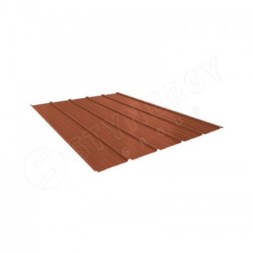 Профнастил ST15 CORUNDUM50® RAL 8004 (медно-коричневый) 0.50
