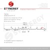 Профнастил ST15 GRAPHITE45® RAL 8017 (шоколадно-коричневый) 0.45