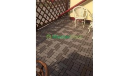 Террасная доска MasterDeck Classic Широкий вельвет (Антрацит)