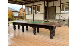 Террасная доска MasterDeck Classic Широкий вельвет (Антрацит)