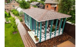 Гибкая черепица Ruflex Sota Красный крыжовник