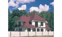 Гибкая черепица Ruflex Runa Красный крыжовник