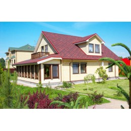 Гибкая черепица Ruflex Runa Красный крыжовник