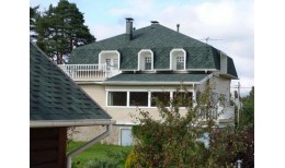 Гибкая черепица Ruflex Runa Темная ночь