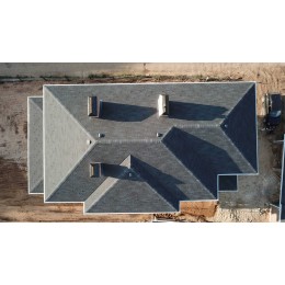 Гибкая черепица Ruflex Dranka Темная ночь