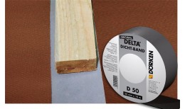 Уплотнительная самоклеющаяся лента из битумкаучука для контробрешетки DELTA® (Дельта) DICHT-BAND D 50