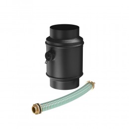 Водосборник цилиндрический в комплекте 90/125 Премиум (Чёрный изумруд матовый) Aquasystem (Аквасистем)