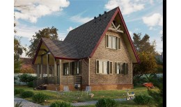 Сайдинг LUX под камень, Под камень, кедровый орех