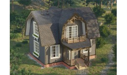 Ламинированная черепица Серия Dragon Europa, серый