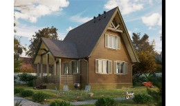 Сайдинг LUX под дерево, Корабельный брус, миндаль