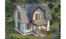 Сайдинг Standard, Ёлочка, голубика