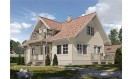 Сайдинг Premium, Корабельный брус, лимон