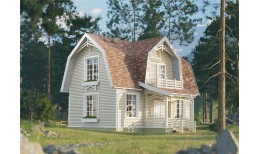 Сайдинг LUX под дерево, Блок-Хаус, орех