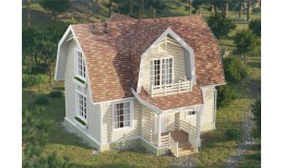 Сайдинг LUX под дерево, Блок-Хаус, орех