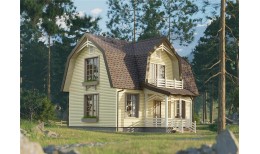 Сайдинг LUX под дерево, Блок-Хаус, рябина