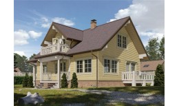 Сайдинг LUX под дерево, Блок-Хаус, рябина